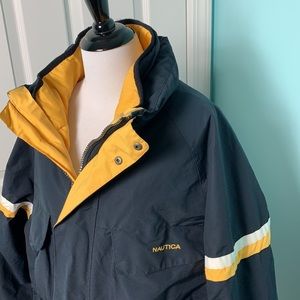 Men's Vintage Nautica Jacket with Interior Vest
